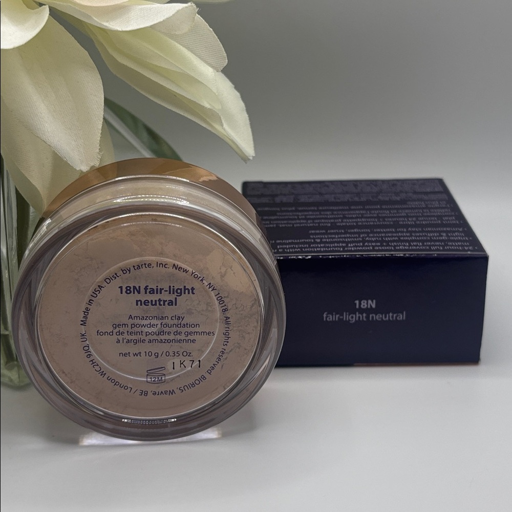 tarte Amazonian clay gem powder foundation ~ 18N Fair-Light Neutral - Picture 4 of 5